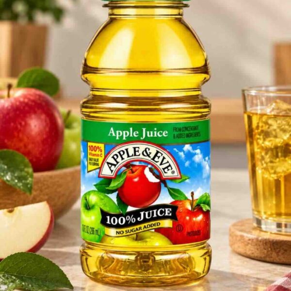 Apple & Eve apple juice available at Pierogi Bar St Pete.