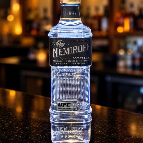 Nemiroff Vodka — a premium Ukrainian spirit served at Pierogi Bar St Pete.
