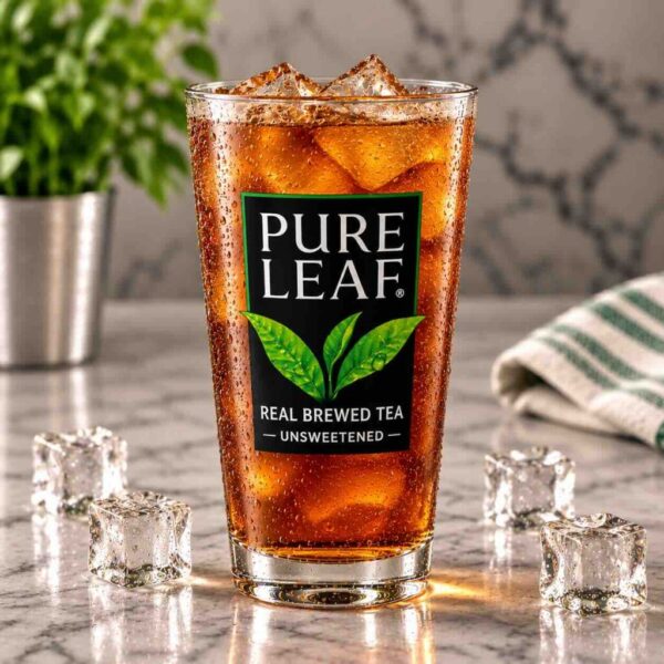 Chilled Pure Leaf Unsweetened Tea available at Pierogi Bar St Pete.