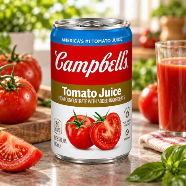 Campbell’s tomato juice available at Pierogi Bar St Pete.