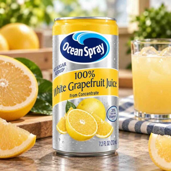 Ocean Spray white grapefruit juice served at Pierogi Bar St Pete.