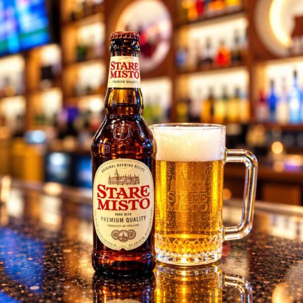 Stare Misto Old Town Ukrainian beer served at Pierogi Bar St Pete.
